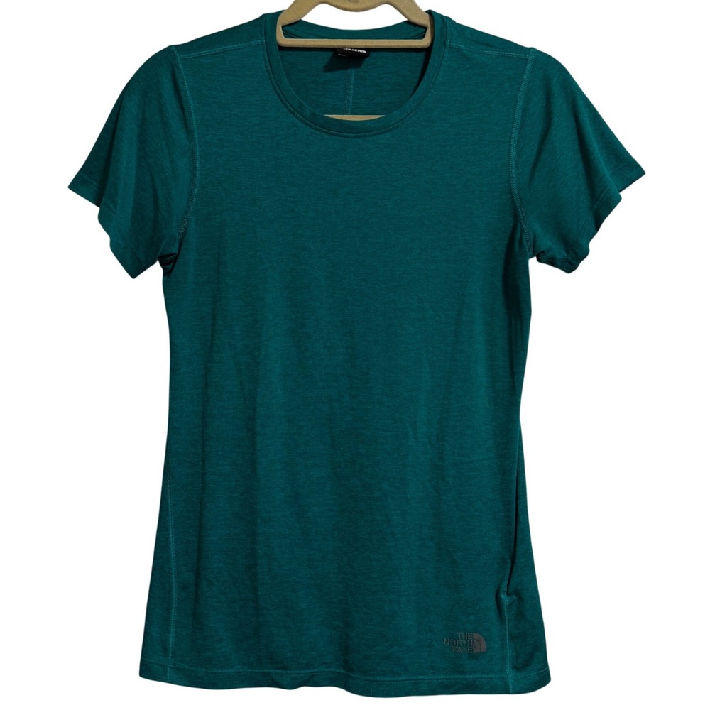 The‎ North Face Womens Teal Heather Short Sleeve Athletic Tee XS
